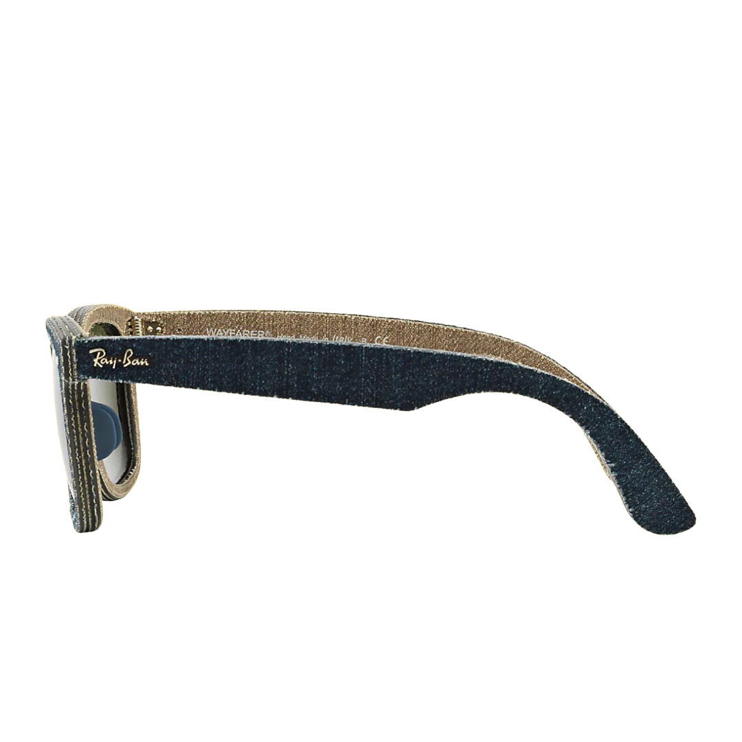 Ray Ban - Wayfarer Sunglasses, Blue Denim Blue-Silver Flash - 50-22-150 mm