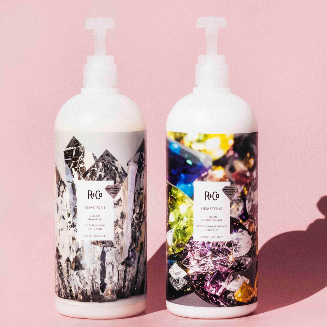 R+Co - Gemstone Color Shampoo & Conditioner - 33.8 Oz Set