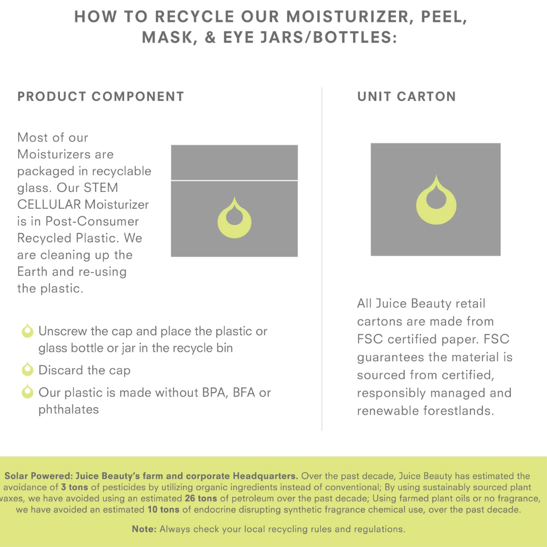 Juice Beauty - Green Apple Brightening Emulsion - 1.5 Oz