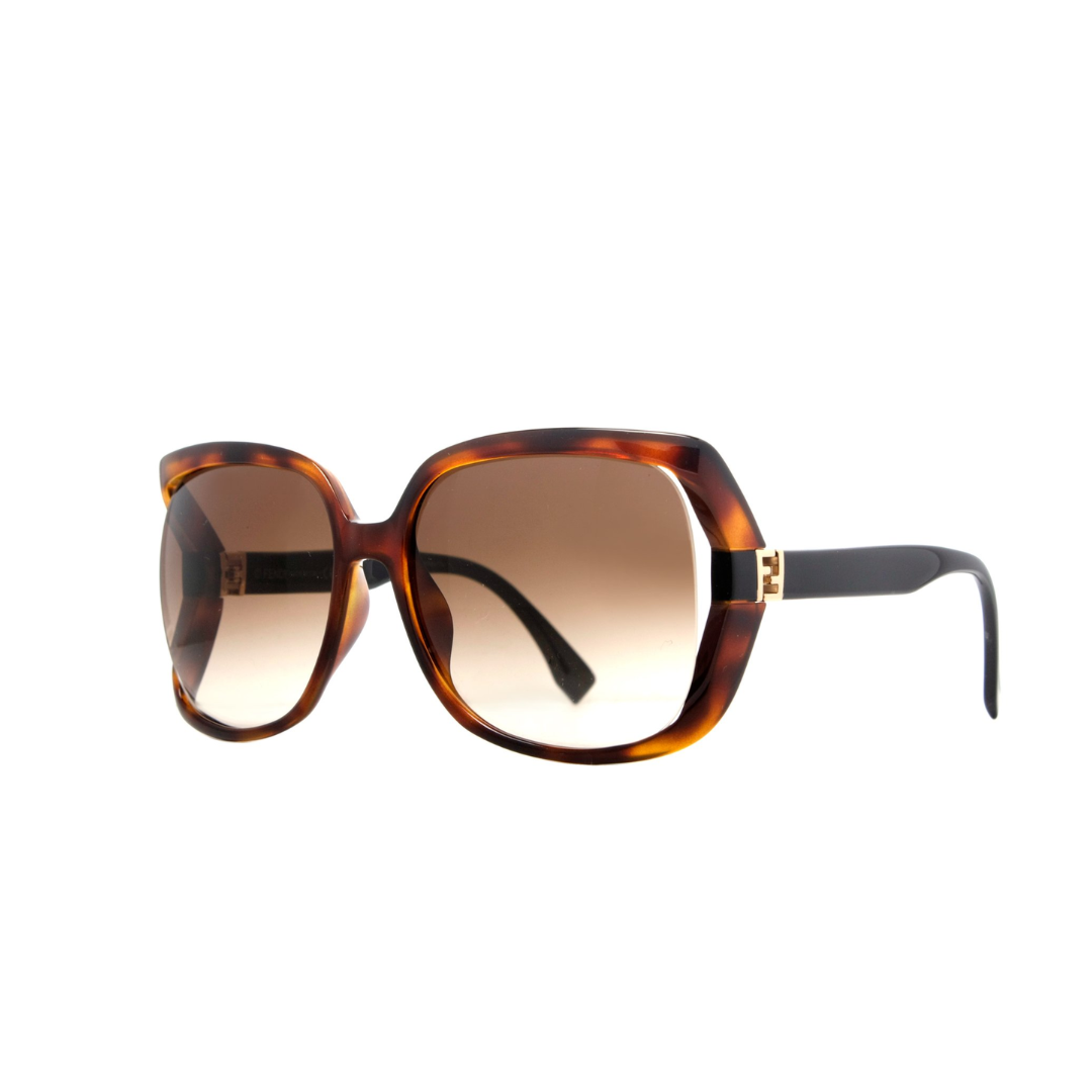 Fendi - Sunglasses for Women, Dark Havana - 60-17-125 mm