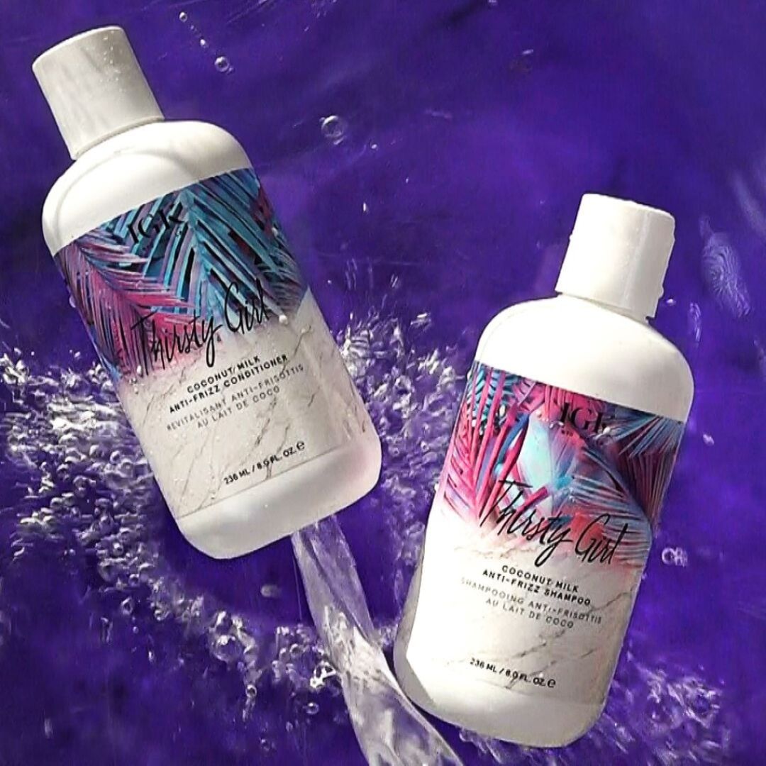 IGK - Thirsty Girl Coconut Milk Anti-Frizz Shampoo - 8 Oz