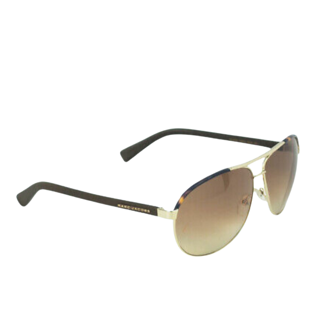 Marc Jacobs - Sunglasses for Women, Gold-Dark Havana - 63-12-135 mm
