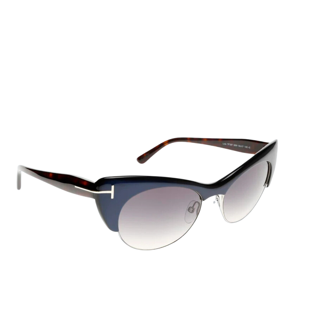 Tom Ford - Sunglasses for Women, Navy Blue-Blue Gradient - 54-17-140 mm