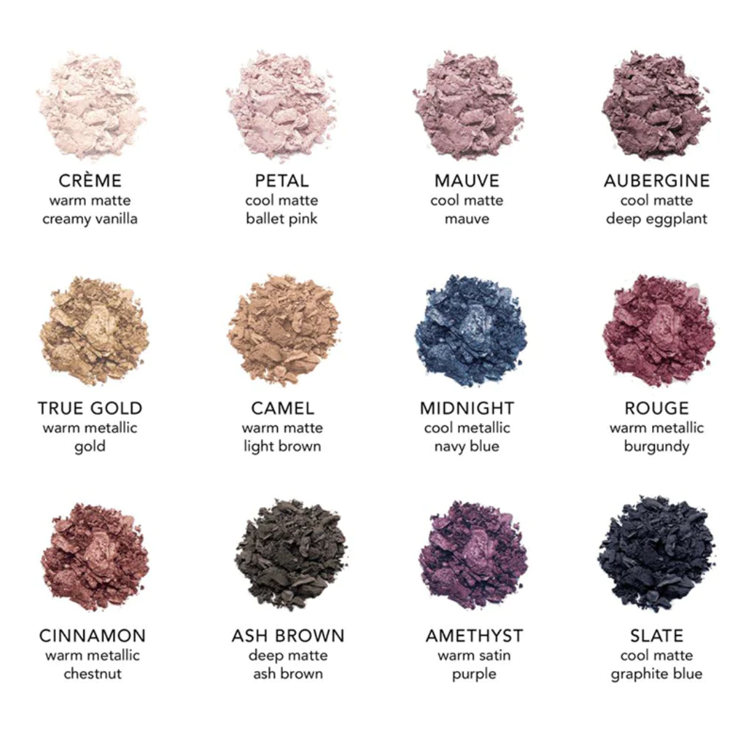 Jouer Cosmetics - Springtime in Paris Matte & Shimmer Eye Shadow Palette - 0.59 Oz