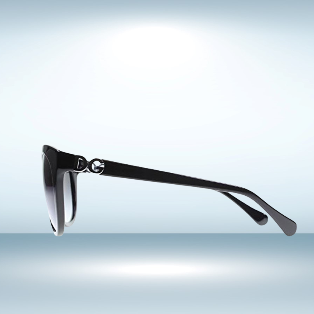 Dolce and Gabbana - Sunglasses for Women, Black-Grey Gradient - 52-21-140 mm