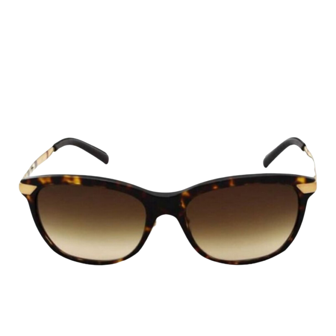 Burberry - Sunglasses for Women, Dark Havana-Brown Gradient - 57-18-140 mm