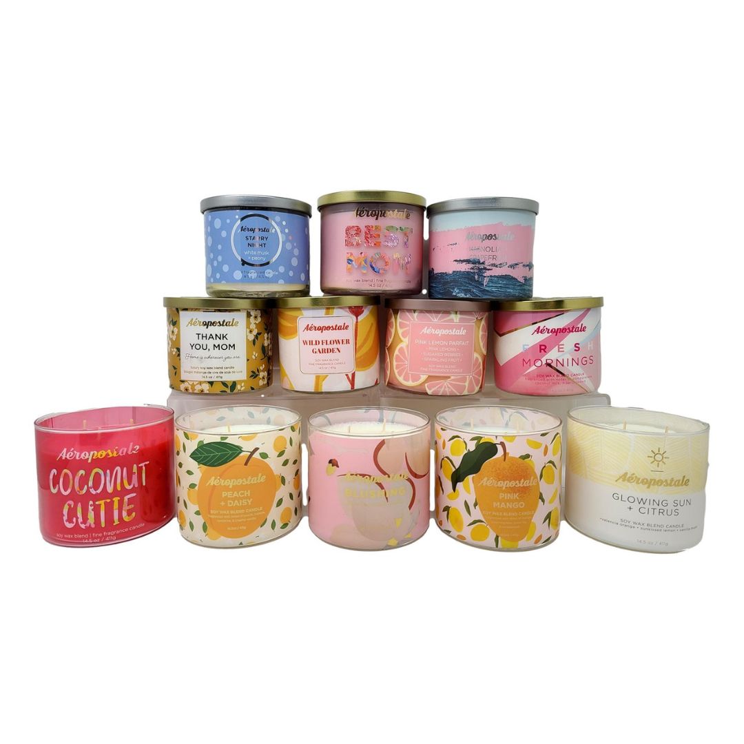 Aeropostale - Soy Wax Blend 3 Wick Candle - 14.5 Oz