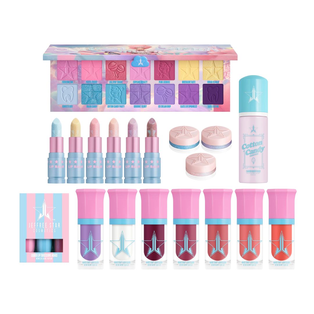 Jeffree Star Cosmetics - Ultimate Cotton Candy Queen Bundle - Set of 19