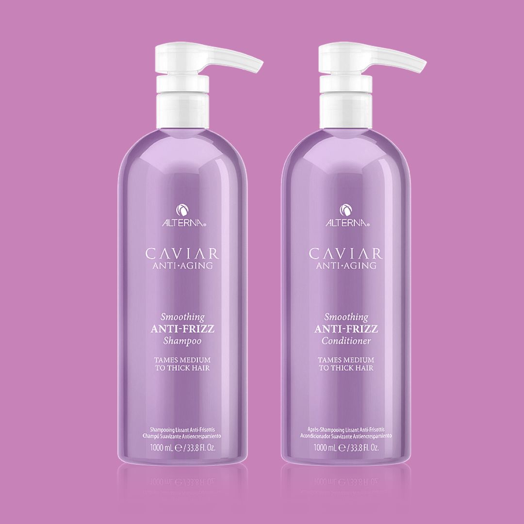 Alterna - Caviar Anti Aging Anti Frizz Shampoo & Conditioner for Medium & Thick Hair - 2 X 33.8 Oz