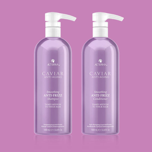Alterna - Caviar Anti Aging Anti Frizz Shampoo & Conditioner for Medium & Thick Hair - 2 X 33.8 Oz