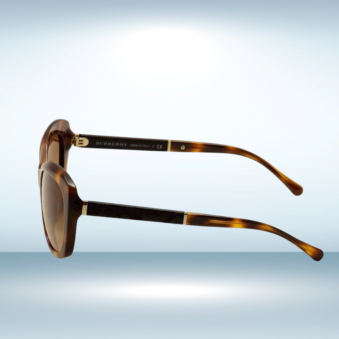 Burberry - Sunglasses for Women, Light Havana-Brown - 55-17-135 mm