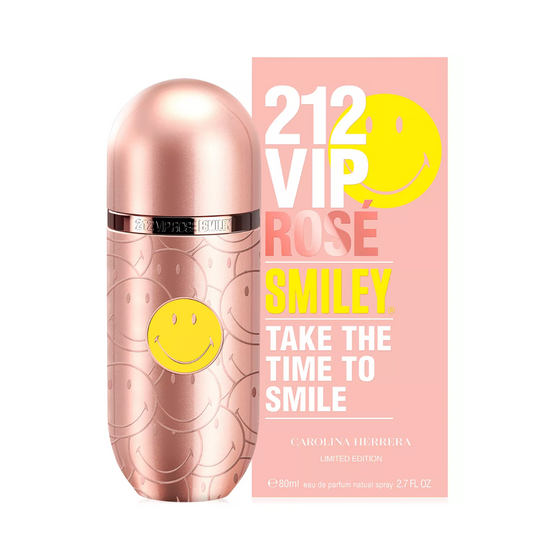 Carolina Herrera - 212 VIP Rose Smiley Eau De Parfum Spray for Women - 2.7 Oz
