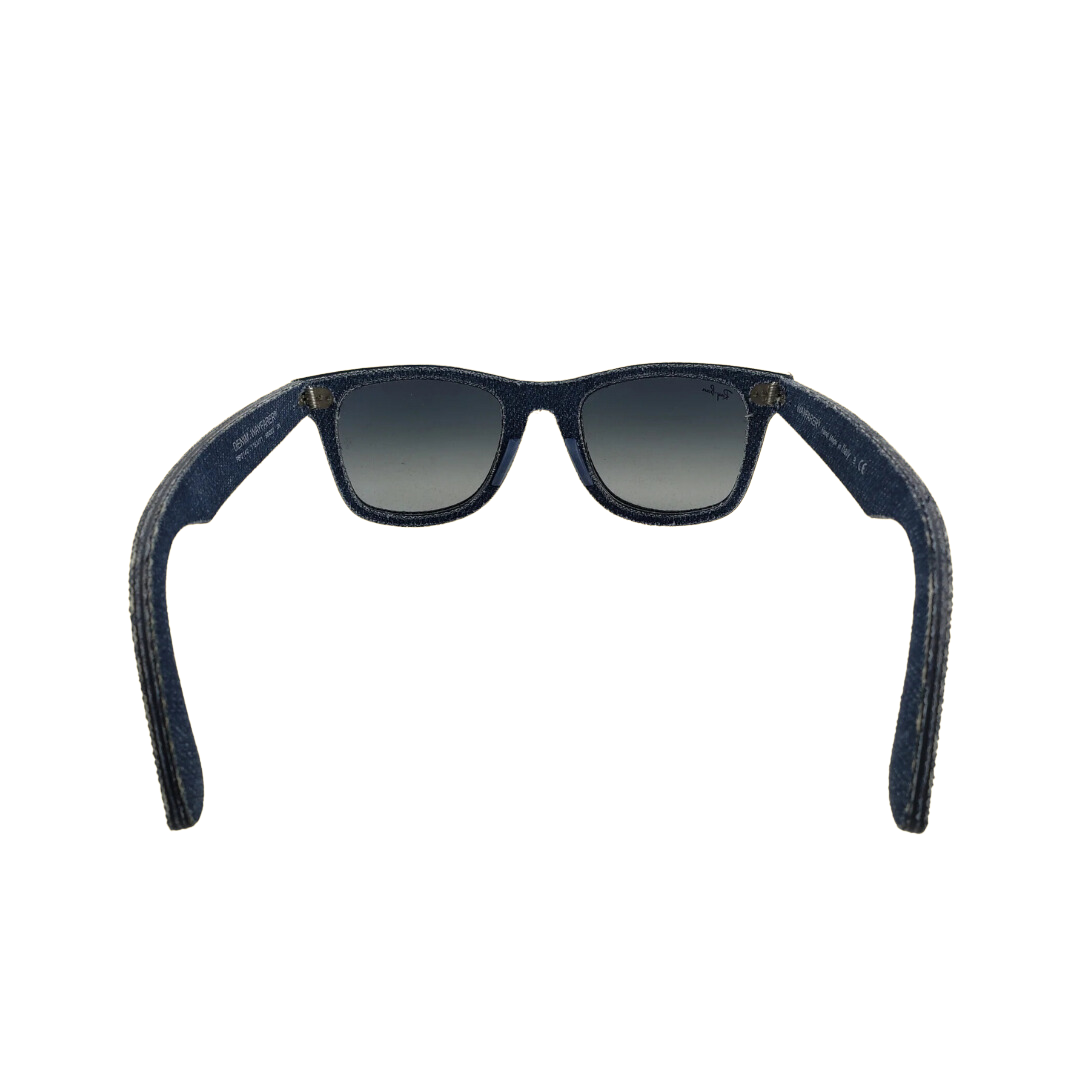 Ray Ban - Wayfarer Denim Sunglasses, Blue Denim Blue/Grey Gradient - 50-22-150 mm