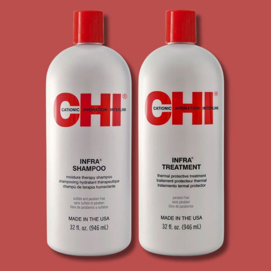 CHI - Infra Duo Shampoo & Treatment - 32 Oz, Set of 2