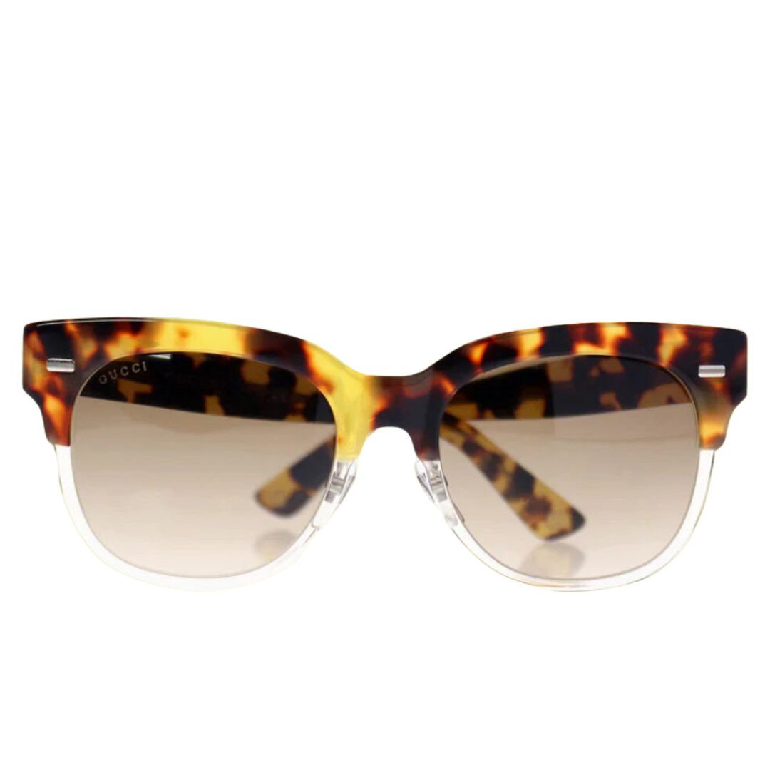 Gucci - Sunglasses, Spotted Havana - 52-19-145 mm