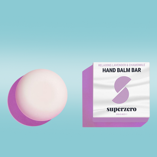 Superzero - Hand Balm Bar, Relaxing Lavender and Chamomile - 0.8 Oz