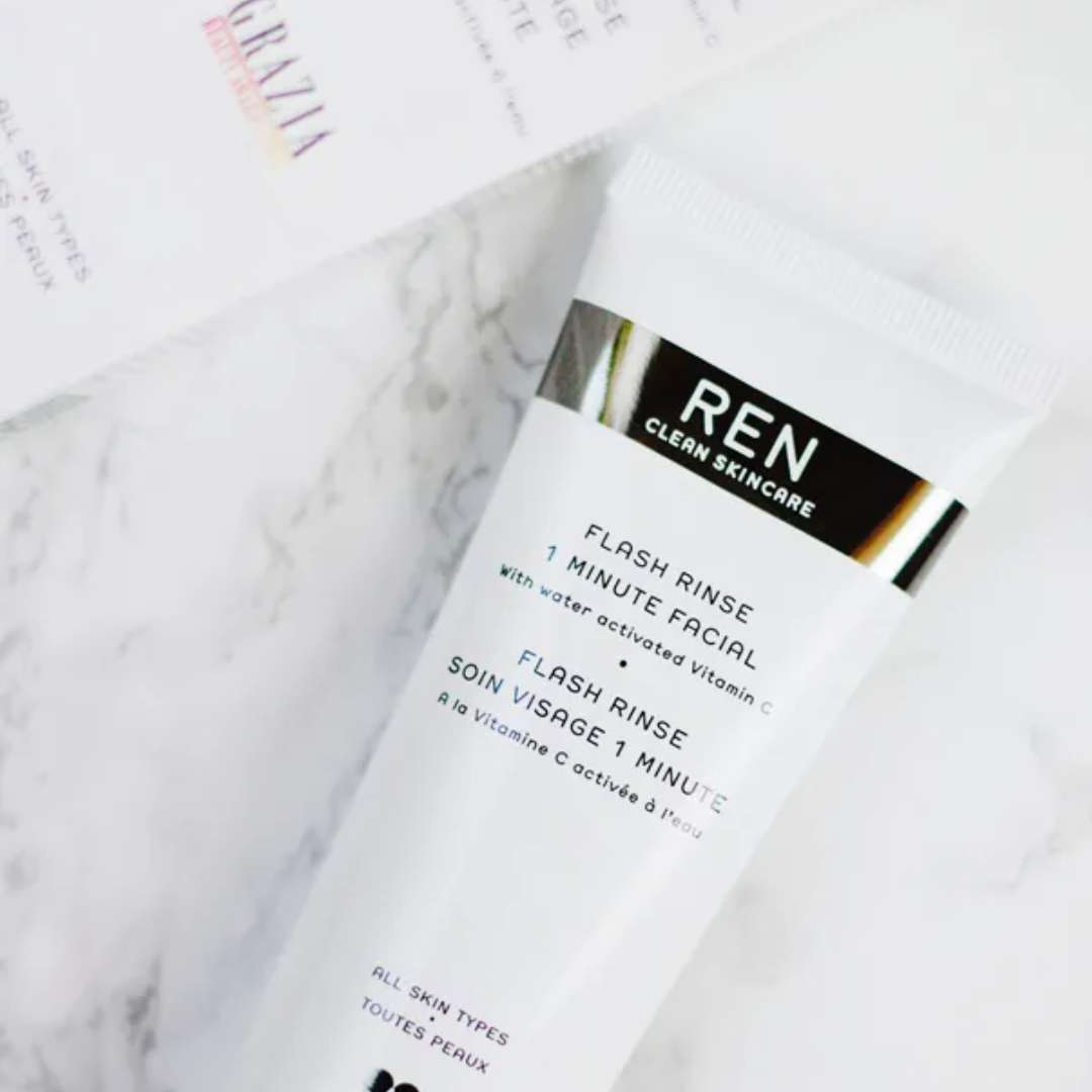REN - Flash Rinse 1 Minute Facial - 2.5 Oz
