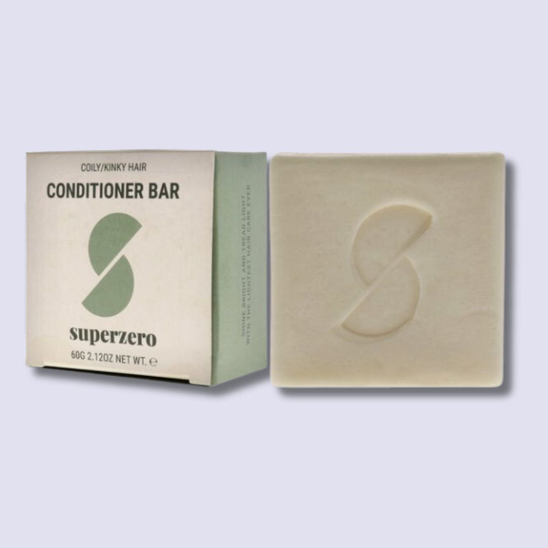 Superzero - Conditioner Bar, Coily/Kinky Hair - 2.12 Oz