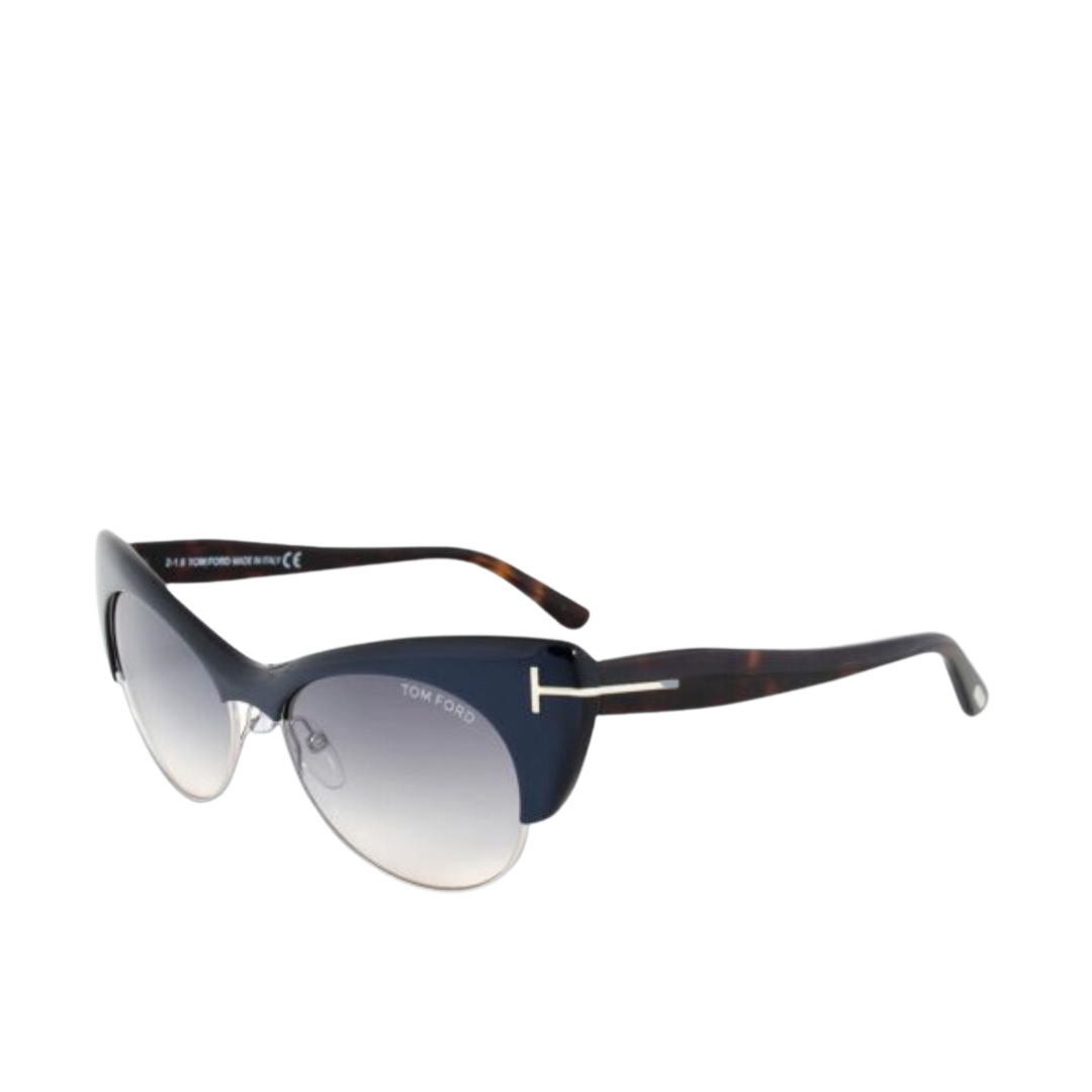 Tom Ford - Sunglasses for Women, Navy Blue-Blue Gradient - 54-17-140 mm