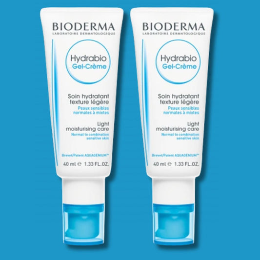 Bioderma - Hydrabio Gel Creme Normal & Combination Sensitive Skin - 2 X 1.33 Oz