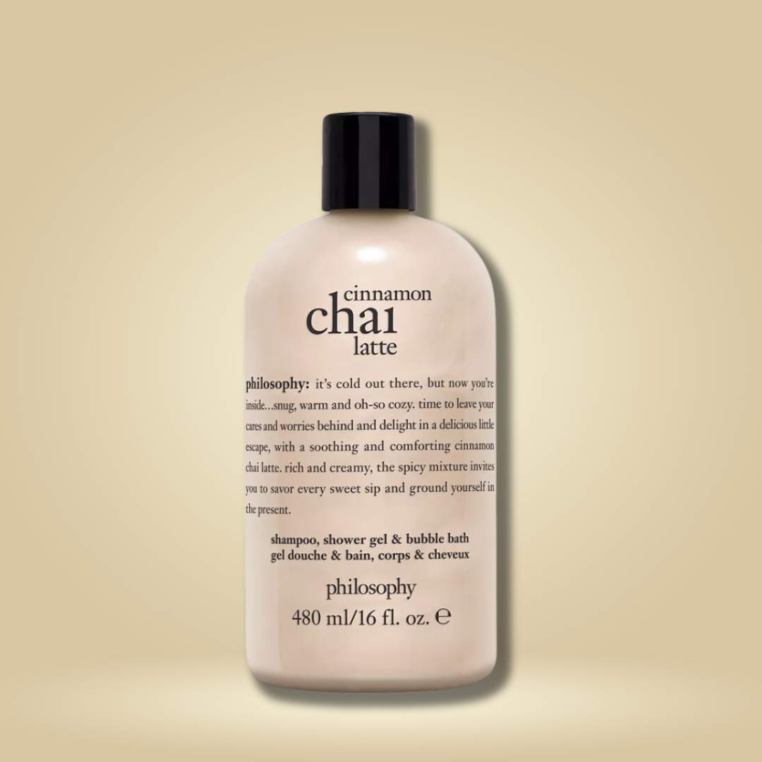 Philosophy - Cinnamon Chai Latte, Shampoo, Shower Gel, and Bubble Bath - 16 Oz