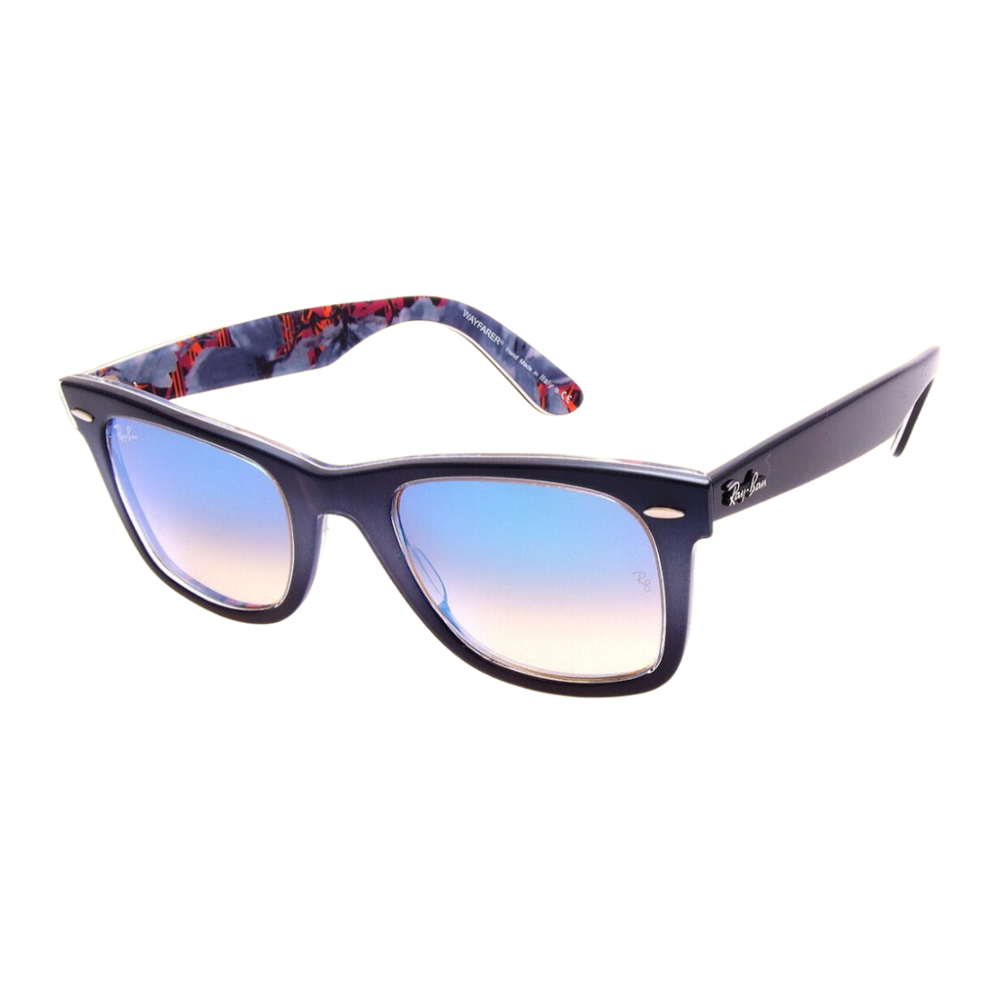Ray Ban - Wayfarer Sunglasses, Grey Blue-Blue Gradient Flash - 50-22-150 mm