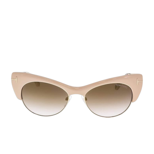 Tom Ford - FT0387 74G Lola Sunglasses for Women, Pink Gold-Brown Gradient - 54-17-140 mm