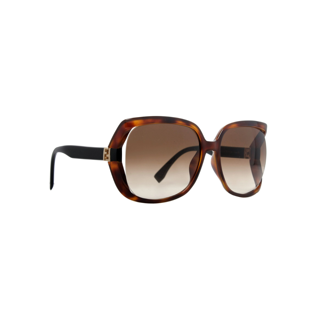 Fendi - Sunglasses for Women, Dark Havana - 60-17-125 mm