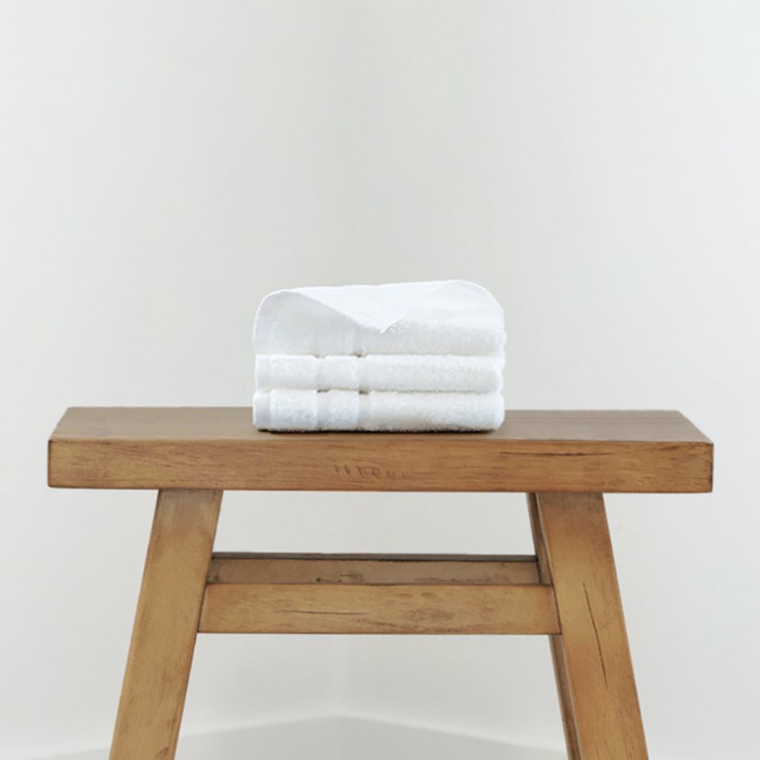 Cariloha - Bamboo Washcloths Set, White - 3 Pc