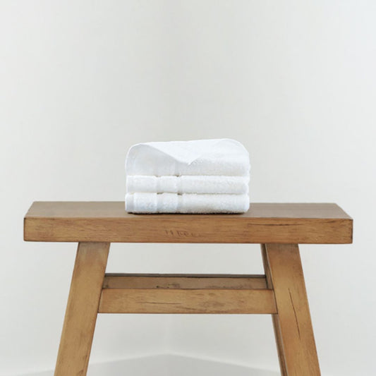 Cariloha - Bamboo Washcloths Set, White - 3 Pc