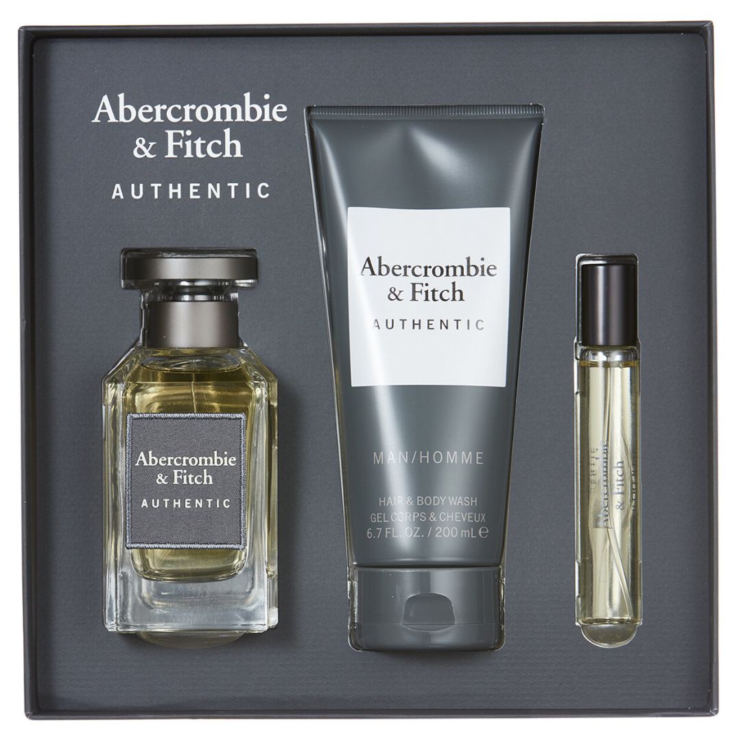 Abercrombie & Fitch - Authentic EDT GIft Set for Men - 3 Piece