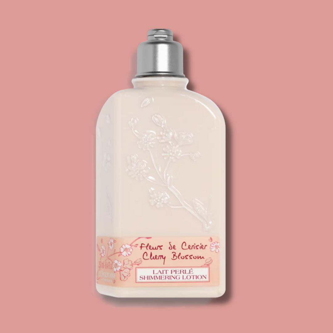 L'Occitane - Cherry Blossom Shimmering Lotion for Women - 8.4 Oz