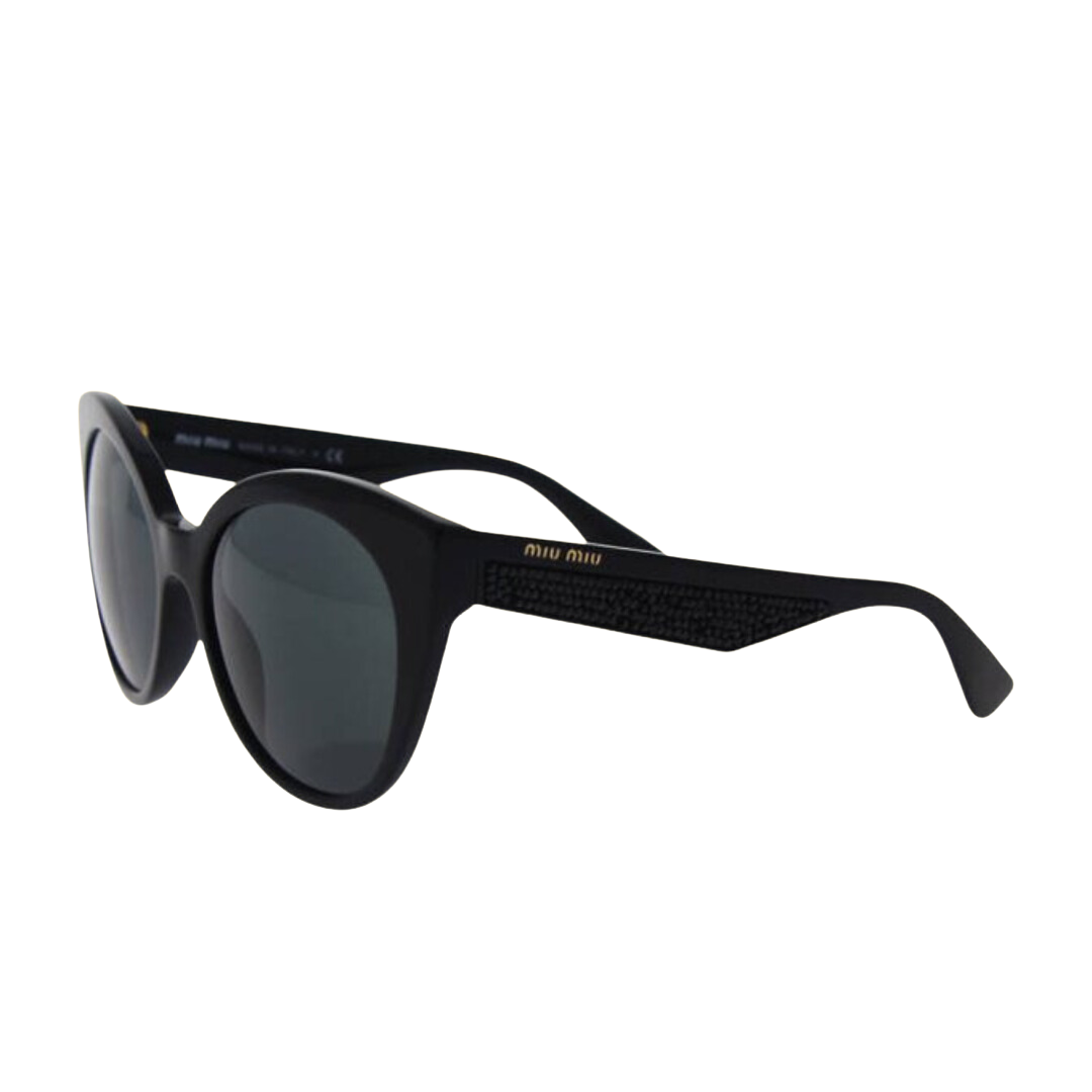 Miu Miu - Sunglasses for Women, Black-Grey - 55-18-140 mm
