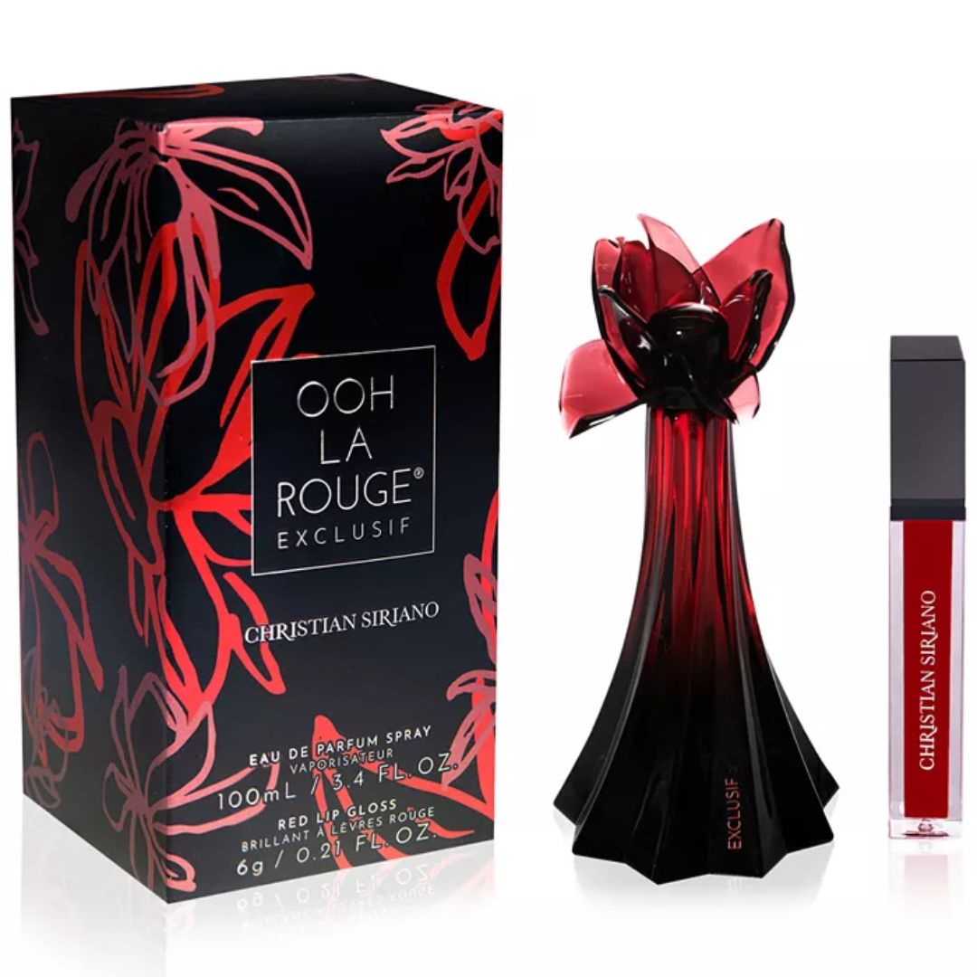 Christian Siriano - Ooh La Rouge Exclusif EDP Spray Women with Lip Gloss - 3.4 Oz