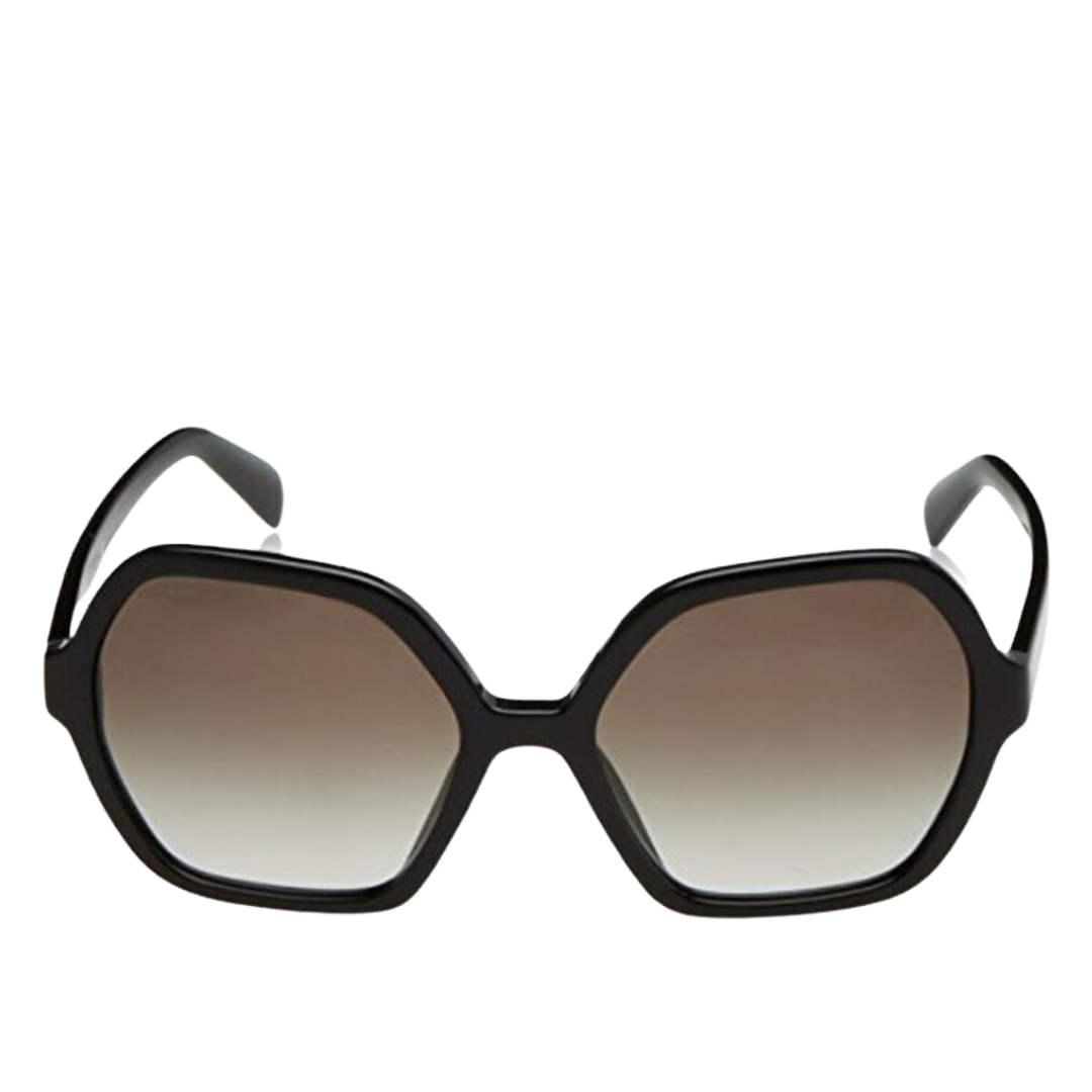 Prada - Sunglasses for Women, Black-Grey Gradient - 56-18-135 mm