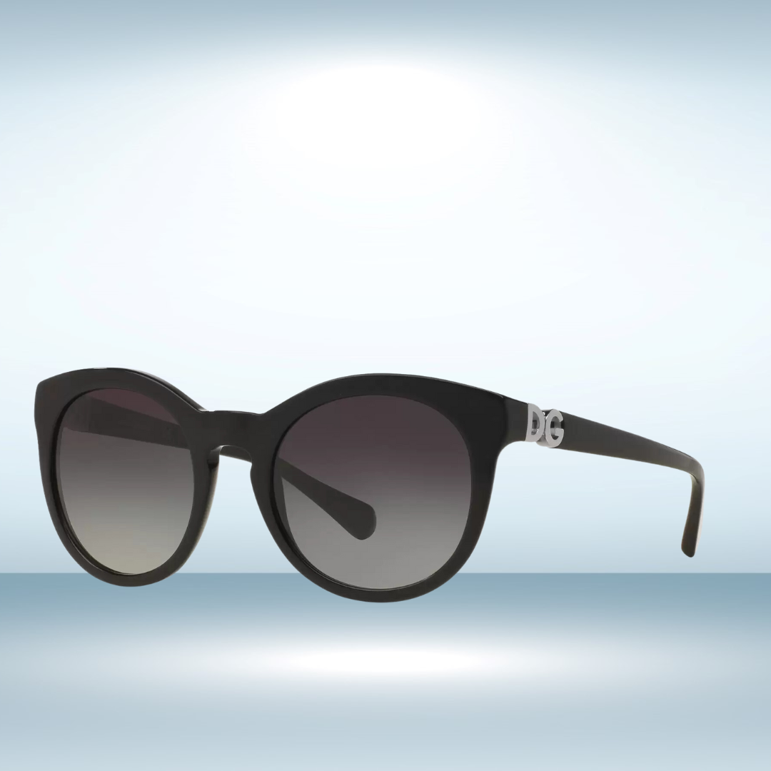 Dolce and Gabbana - Sunglasses for Women, Black-Grey Gradient - 52-21-140 mm