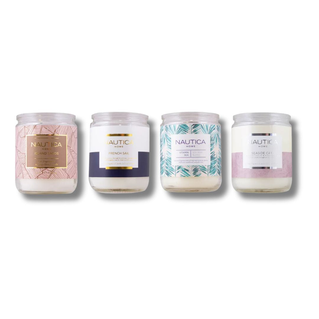 Nautica - Nautica Warm Seas Collection Candle Set - Multi - 4 x 4.5 Oz
