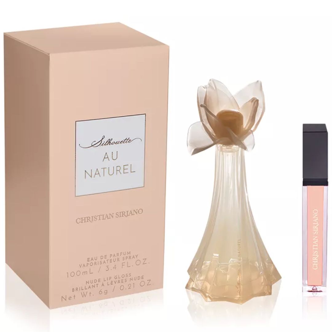Christian Siriano - Silhouette Au Naturel EDP Spray Women with Lip Gloss - 3.4 Oz