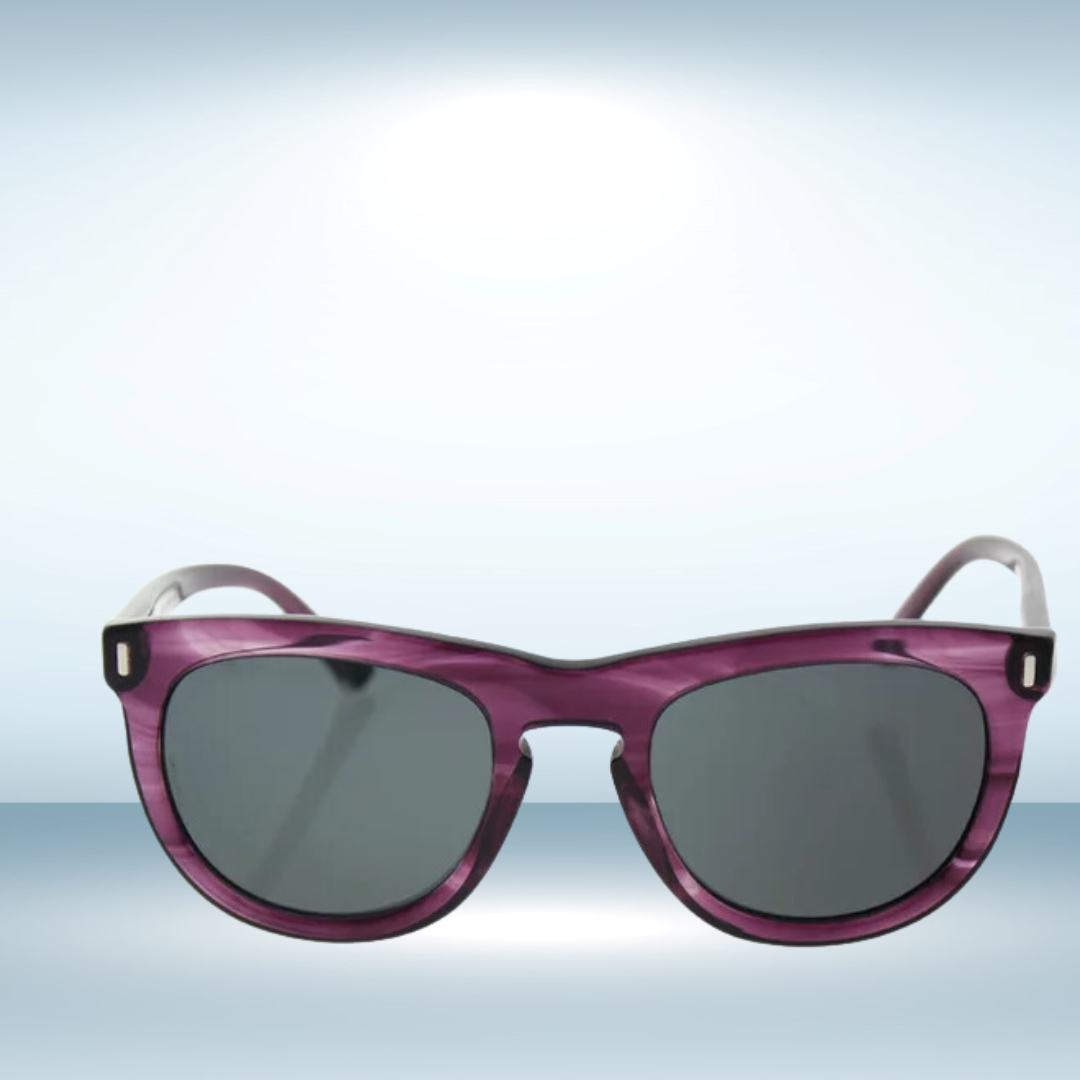 Dolce and Gabbana - Sunglasses for Women, Striped Violet-Grey - 52-22-140 mm