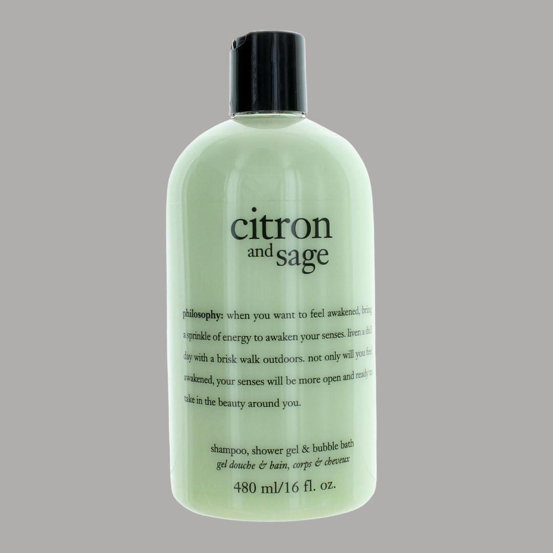 Philosophy - Citron and Sage Shampoo, Shower Gel & Bubble Bath for Women - 16 Oz