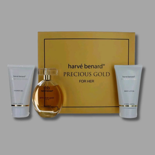 Harvé Benard - Precious Gold for Her - 3 Piece Gift Set