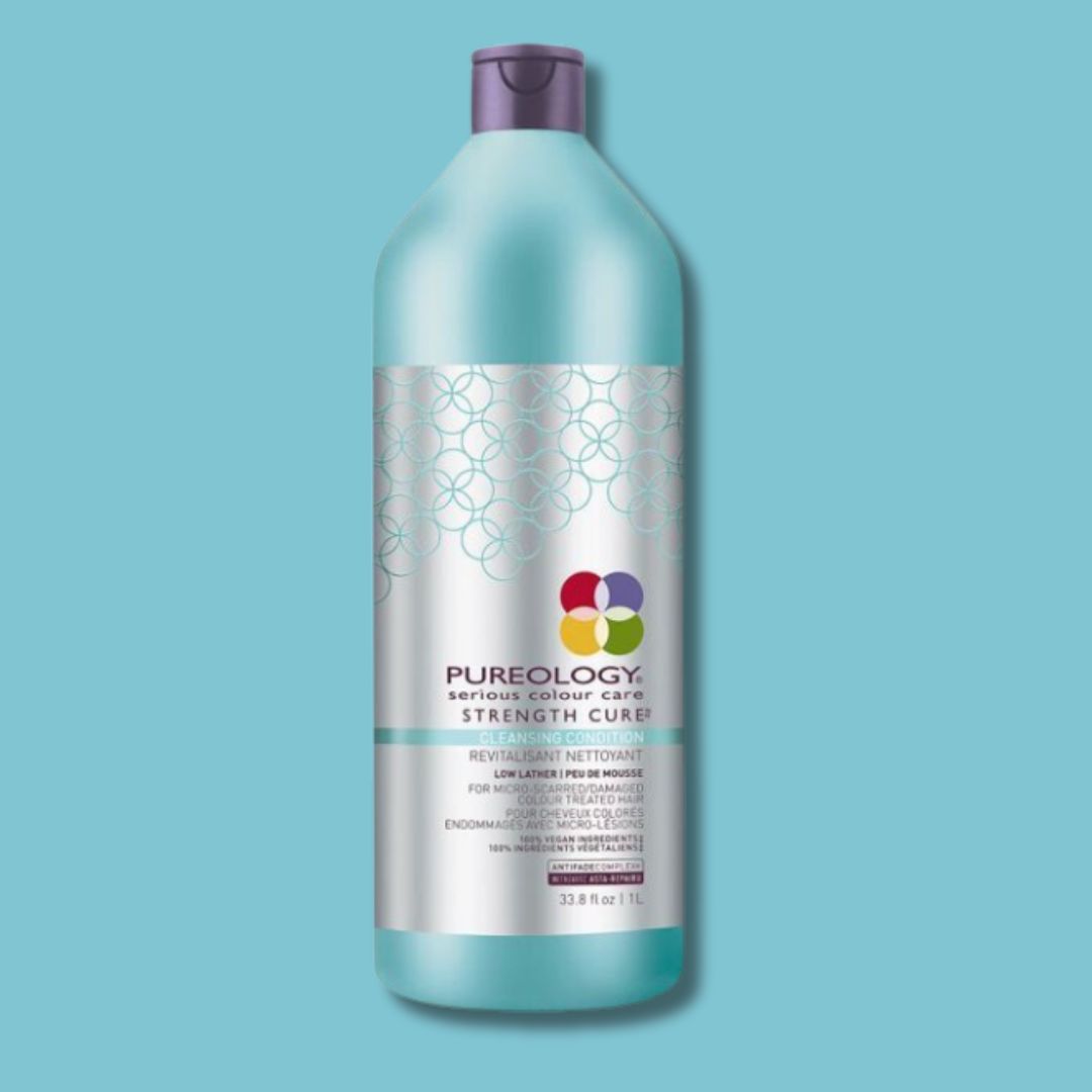 Pureology - Strength Cure Cleansing Conditioner Damaged Color Treated Hair - 33.8 Oz