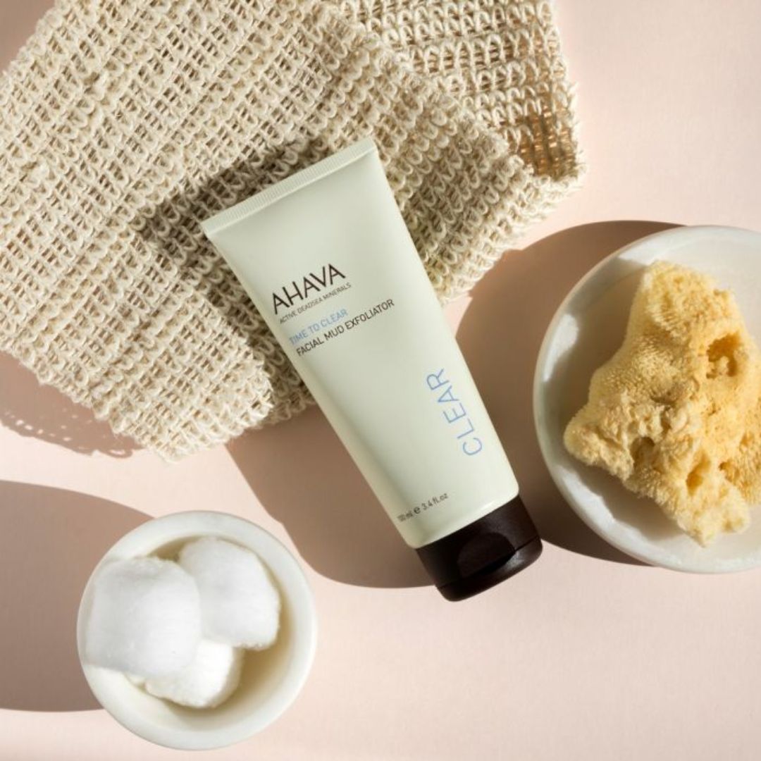 Ahava - Time to Clear Facial Mud Exfoliator - 3.4 Oz