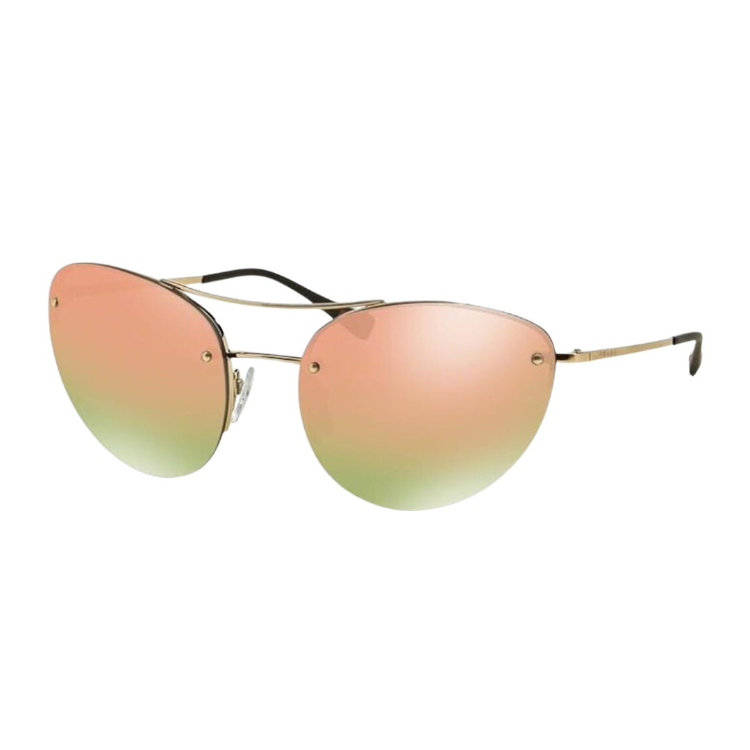 Prada - Sunglasses for Women, Pale Gold-Grey Rose Gold - 59-18-135 mm