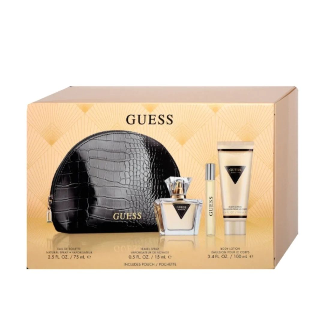 Guess - Seductive Gift Set for Women with Pouch - 4 Piece