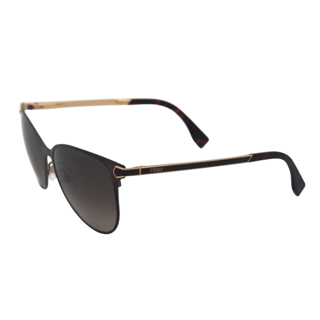Fendi - Sunglasses for Women, Semi Matte Brown - 57-15-140 mm