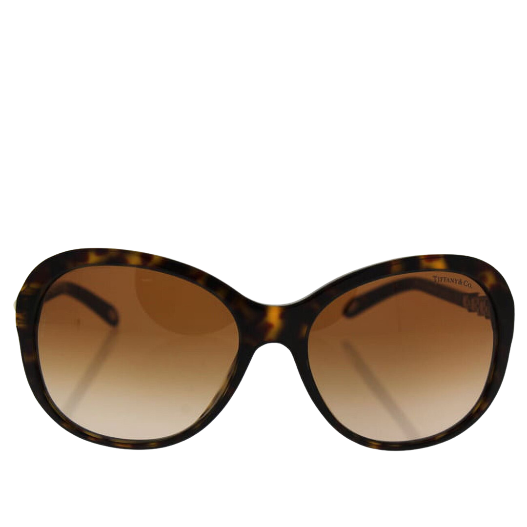 Tiffany and Co. - Sunglasses for Women, Dark Havana-Brown Gradient - 58-17-140 mm