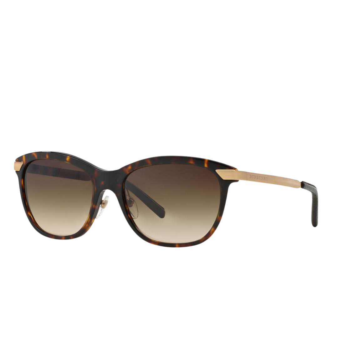 Burberry - Sunglasses for Women, Dark Havana-Brown Gradient - 57-18-140 mm