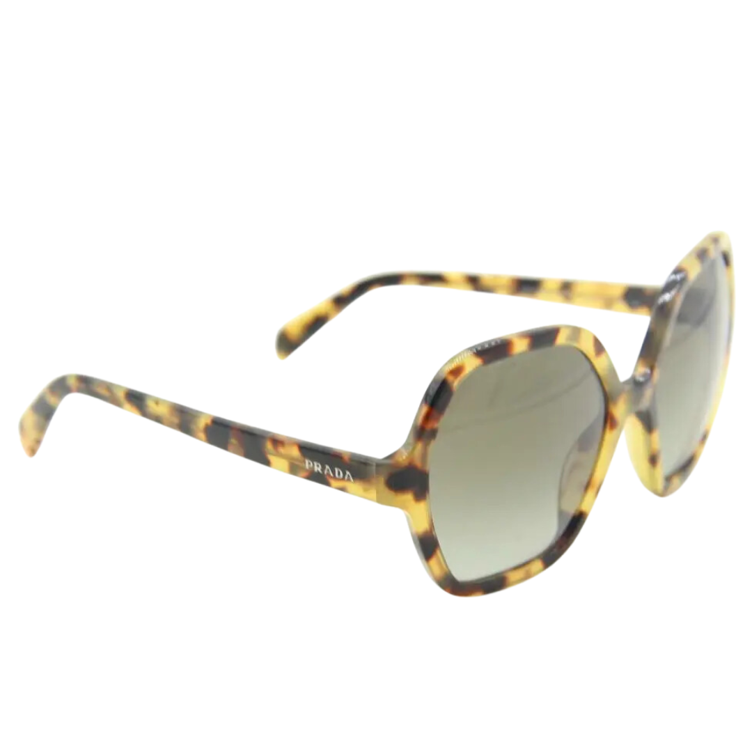 Prada - Sunglasses for Women, Medium Havana-Green Gradient Grey - 56-18-135 mm