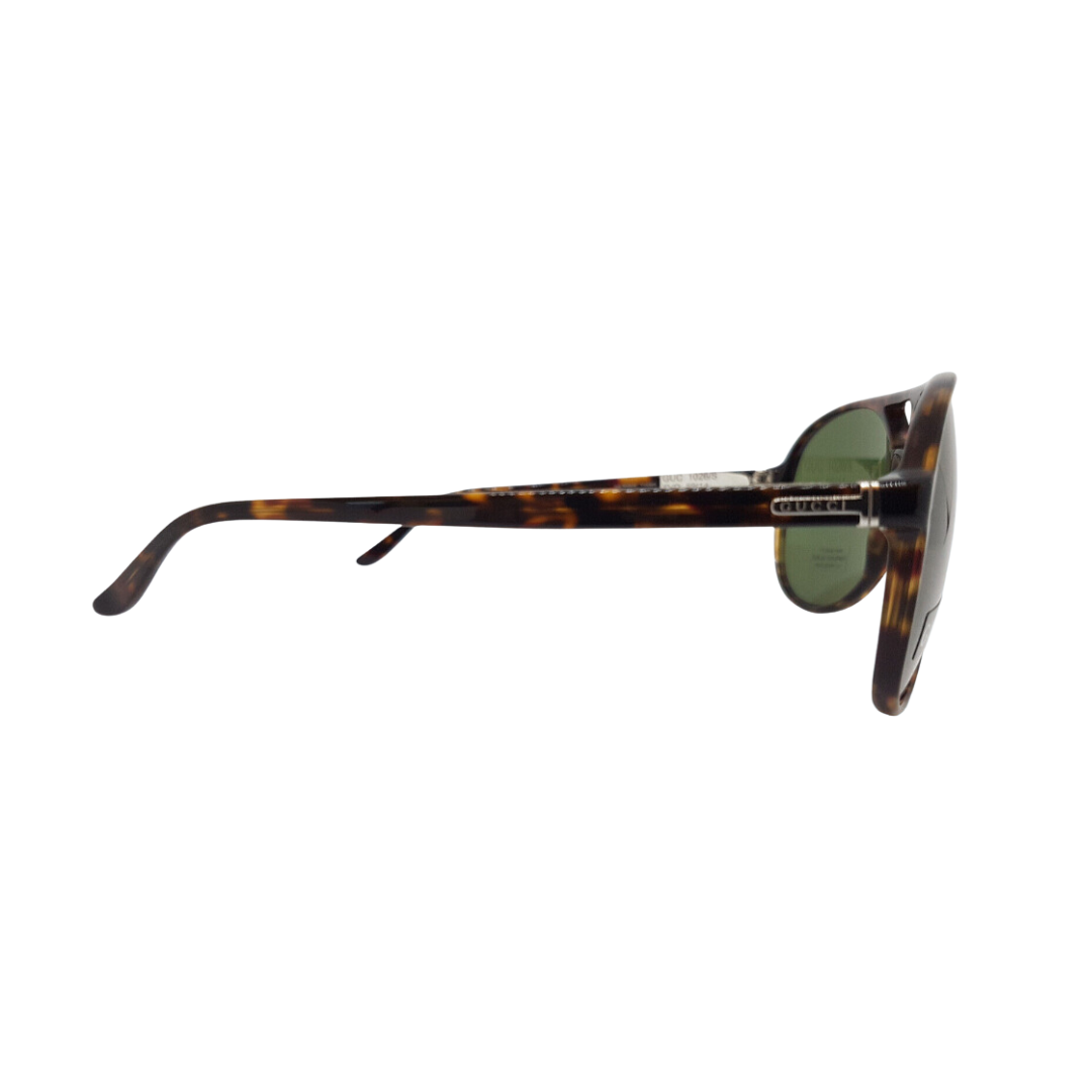 Gucci - Sunglasses, Dark Havana/Green - 59-14-140 mm